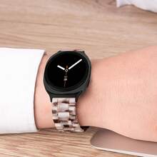 Harz Armband für Samsung Galaxy Watch 8, Galaxy Watch 8 Classic 46mm Ersatzarmband, passt auch für Galaxy Watch 8 40mm und 44mm, mit Edelstahl Schnalle - Galaxy Uhr 8/8 Classic - Übersicht 8