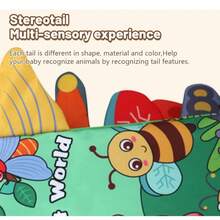 Cloth Books For Babies Soft Texture Colorful Designs - Jungle - View 7