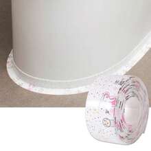 Cintas de sellado de baño impermeables útiles, a prueba de moho, tiras de sellado adhesivas de corte libre, cinta selladora de PVC para ducha - 3 - Ver 1