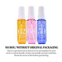 Sol Cheirosa Perfume Mist 3 Pack Set For Women – Mini Travel Size 30ml (1 Fl.Oz) Each, Fragrance Collection 59, 62, 68– Perfect For On-The-Go, Long-Lasting, Sweet & Tropical Scents - Bộ 3 món (30ml*3 cái) #68+#59+#62 - Xem 3