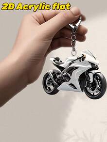 Móc khóa xe máy 2D bằng acrylic - Móc treo, thích hợp cho chìa khóa xe hơi, ba lô, túi xách, phụ kiện trang trí túi, phụ kiện xe hơi, trang trí bao bì | Thiết kế thời trang | Chất liệu acrylic, phụ kiện ví và điện thoại nữ, quà tặng cho bạn bè, gia đình, bạn gái, đồ dùng ngoài trời, trang trí tiệc, quà tặng, quà lưu niệm, món quà hoàn hảo cho mùa tựu trường hoặc Ngày Nhà giáo. - Nhiều màu - Xem 7