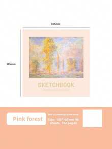 Set di 192 pagine di mini diari a tema di artisti classici: Dipinti classici di Monet, taccuino da schizzo di stile artistico, quaderno per la creazione di pitture, registrazione di schizzi, decorazione da collezionista d'arte, taccuino di ispirazione artistica, registrazione di ispirazione artistica, adatto per registrazioni quotidiane, regalo per il fidanzato, arti e mestieri