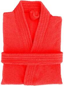 Bathrobe - RED - View 4