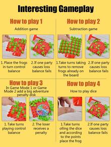 1pc青蛙平衡树儿童双人对战平衡堆叠拼图搞笑有趣儿童桌游亲子互动思维专注力训练玩具男女孩节日礼物婚礼接机门挡伴郎伴娘婚礼互动创意团队建设游戏恶作剧道具