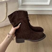 Women Western Boots - Camel - View 9