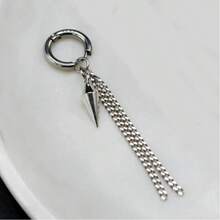1 buc Cercei gotici din oțel inoxidabil cu con, cercei cu picături, cercei Punk Spike, bijuterii de modă pentru bărbați