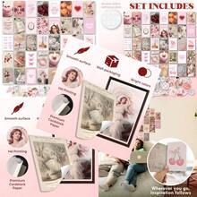 Pink Coquette Room Decor Aesthetic Coquette Wall Decor Coquette Posters For Room Aesthetic Pink Collage Kit For Teen Girls Dorm Bedroom Cute Pictures  Art Prints 4x6 - 風騷40x4x6 - 查看 6