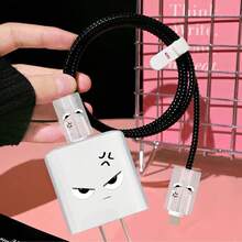 5 piezas/set Protectores de cable de datos con diseño, compatibles con cargador IPhone 18-20W, anti-grietas, anti-arañazos, resistente a la suciedad - Multicolor - Ver 11