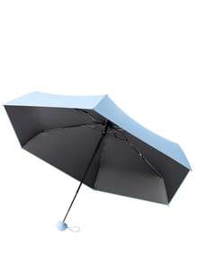 1 This Lightweight And Compact Six-Rib Umbrella Is Both Rainproof And Sunproof, Ultra-Lightweight And Portable, And Designed Specifically For Women. - Multicolor - View 3