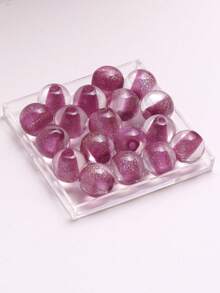 20 颗柔和发光猫眼星空树脂珠，适用于 DIY 珠宝制作、工艺品、手机挂饰、钥匙扣 - 溏心 - 查看 26