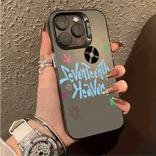 Fundas para Teléfonoóvil del Equipo Coreano para 16 15 14 13 12 11 Pro X XR XSMAX 8 Plus, Cubierta Trasera Antichoque y Mate17  17promax - Negro - Ver 1