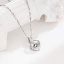 925 Sterling Silver Star Pendant Necklace, Elegant, Versatile, Luxurious, Romantic, Suitable For Parties, Dates, Gifts, Daily Wear