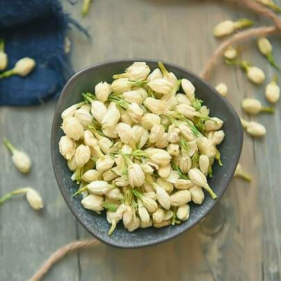 1 Pack (20/340g) Natural Jasmine Dried Flowers Decor, Suitable For Dried Flowers, Everlasting Flowers, Romantic Wedding Decor, Confetti, Home Fragrance, Bath & Shower, Soap & Candle Making, Party & Wedding Decoration, Suitable For Wardrobe, Kitchen, Shoe Cabinet, Air Freshening, Dried Red Rose Petals, Suitable For Foot Bath, Full Body Spa, DIY Crafts