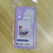 Hadaasi 1pc Soft TPU Bumper + Hard PC Back 2-In-1 Full Coverage Transparent Phone Case With Front Screen Protector, Compatible With IPhone 17 Pro/17 Pro Max/Air/17/16/16E/16 Pro Max/15/14/13/12/11 Pro Max/Plus/SE2/SE3, Galaxy M36/S25 FE, 12/13C/12C/Note 12 Pro/NOTE14 PRO+/NOTE13 PRO/NOTE13 PRO+, POCO M6 PRO, Reno14 Pro/Reno14 F, Hot 60 Pro/Hot 60 Pro+ - Mauve Purple - View 89