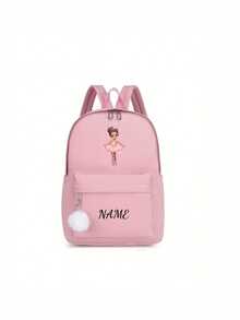 Personligt balettryggsäckset, perfekt för unga dansare och sagolika entusiaster. Ryggsäcken och matchande påse kan anpassas med namn. Den rymliga ryggsäcken rymmer läroböcker, dansskor och skolmaterial. - Multifärgad - Visa 23