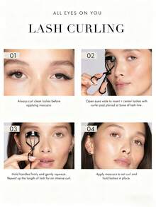 1个不锈钢睫毛夹 + 10个黑色硅胶垫 - 轻松卷翘睫毛，打造完美睫毛 - 温和 - 含替换垫 化妆工具、美容保健、母亲节礼物、价格实惠、圣诞礼物、化妆品、化妆工具、便宜好物、礼品、女士礼品、圣诞礼物 - 彩色 - 查看 4