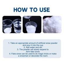 Artificial Snow Scenery Backdrop, Window Display Decor, Winter Christmas Holiday Atmosphere, Indoor Photography Fake Snow - Multicolor - View 8