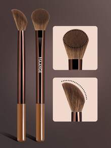 MAANGE 1 pezzo Pennello da trucco professionale per un'applicazione efficace e durevole. Pennello per il viso, pennello per cipria, pennello per blush, pennello correttore, pennello per contouring, pennello per il naso, pennello per ombretto, pennello dettagli. Accessori per il trucco da usare a casa o in viaggio. Accessori per il trucco, regali per gli amici.