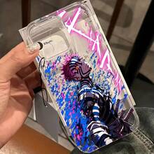 Funda de teléfono Cool D  compatible con iPhone 17, 16e, 16, 15, 14, 13, 12, 11 Pro Max, Mini, Air, XR, XS, X, 7, 8 Plus - Funda suave de TPU transparente, accesorios de cubierta protectora para dispositivos, funda de teléfono transparente, funda de teléfono de TPU, material de TPU suave, funda de teléfono flexible, para fanáticos del anime, coleccionistas de cultura pop - Mezcla de colores - Ver 4