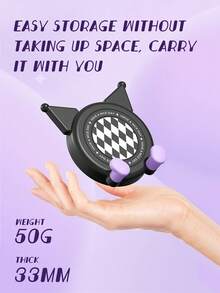 Cartoon Creative Foldable Rotating Desktop Slouchy Phone Holder, Portable Cute Rotating Foldable Phone Stand