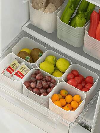 Il tuo frigorifero è in disordine? Con questo, sarà subito in ordine! Queste scatole di stoccaggio categorizzano frutta e ingredienti, facilitando il ritrovamento delle cose e aiutando anche a preservarne la freschezza. Può riordinare facilmente il tuo frigorifero disordinato e migliorare la pulizia della tua cucina, oltre al tuo umore in cucina!