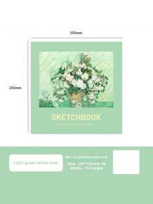 Set di 192 pagine di mini diari a tema di artisti classici: Dipinti classici di Monet, taccuino da schizzo di stile artistico, quaderno per la creazione di pitture, registrazione di schizzi, decorazione da collezionista d'arte, taccuino di ispirazione artistica, registrazione di ispirazione artistica, adatto per registrazioni quotidiane, regalo per il fidanzato, arti e mestieri