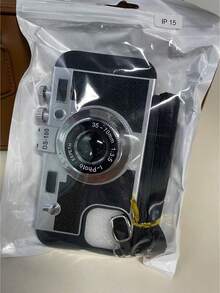 Funda de teléfono en forma de cámara 3D cruzada divertida compatible con iPhone 14 Pro Max, compatible con Apple 13 con cordón, compatible con iPhone 11/12/X/Xs/Xr/Xs Max resistente al agua, a los golpes y a los arañazos