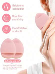 30pcs Makeup Tools Set Including:10PCS Makeup Brush Set+4PCS Makeup Sponges+4PCS Mini Makeup Sponges+4PCS Triangle Powder Puffs+4PCS Mini Air Cushion Powder Puffs+1pc Facial Cleansing Sponges+1pc Hairband+2PCS Hand Bowl Strap Makeup Brush Random Color,Brush Set,Makeup Brush Kit,Make Up Brush Set,Make Up Set Complete,Makeup Brush Set,Complete Makeup Kit,Brush Kit,Brushes Makeup Set,Makeup Gift Set - Pink - View 5