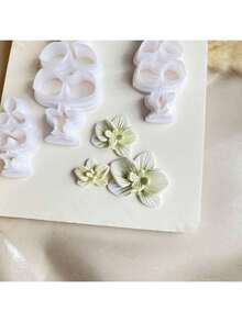 Floral Polymer Clay Cutters Soft Clay Cutting Dies Set For DIY Jewelry - High Precision, Handmade Gift Crafting Tools For Hair Clips, Pendants, Earrings & Brooches