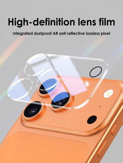17 Pro Max Camera Lens Film, Full Coverage Tempered Glass Lens Protector Compatible With Iphone 17 Rear Camera