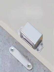 8/4 件装不锈钢磁性柜门锁，适用于衣柜、鞋柜等。 - 彩色 - 查看 3