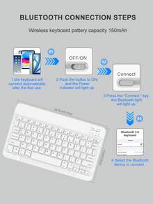 Keyboard Case For IPad A16 11th/10th Generation, 9th/8th/7th 10.2 Inch, Air 10.9" 11" With TPU Flip PMMA PU Leather Tablet Accessory, Wireless Bluetooth Keyboard (150mAh Battery) Stand Protective Covers, Grey