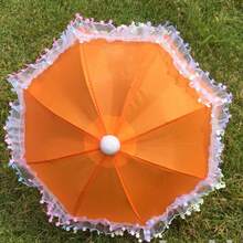 1PC Cute Lace Mini Umbrella, Prop Umbrella, Ceiling Decoration Mini Umbrella, Mini Dancing Umbrella, Photo Prop Umbrella - Multicolor - View 13