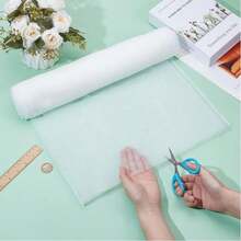 Party Decoration Mesh Tulle Drapes Backdrop Fabric Wedding Curtain Anti-Wrinkle Draping Curtain Cloth For Festive Scene Decoration - White - View 8