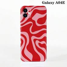 1pc Minimalist Asymmetrical Patchwork Pattern Glossy Hard Shell Phone Case, Suitable For IPhone 11/12/13/14/15/16 Pro Max