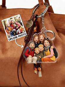 1/3/5pcs Personalized 2D Cartoon Keychain,2D Figure Personalized Acrylic Photo - Personalized Photo Keychains,Valentine's Day Gifts For Her, Him,Souvenirs,Exquisite Accessories Pendant, Gift For Friends, Family, Couples, Unique Souvenir Gifts, Suitable For Birthdays, Weddings, Parties, Anniversaries, Creative Decorative Accessories