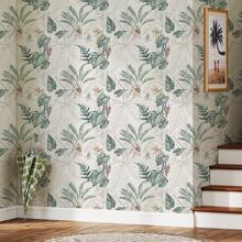 1 Roll Self-Adhesive Wallpaper,Tropical Palm Banana Leaf Pattern,Bohemian Style Plant Wallpaper, Waterproof, Removable, Peel And Paste Vinyl Contact Paper, Suitable For Home Decoration Renovation, Living Room, Dining Room, Bedroom, Wall Decoration, Tabletop, Cabinet, Niche Decoration Transformation, Can Be Cut, Easy To Install Sizes: 44cm/3/5/10m