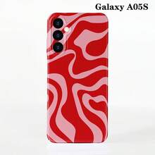 1pc Minimalist Asymmetrical Patchwork Pattern Glossy Hard Shell Phone Case, Suitable For IPhone 11/12/13/14/15/16 Pro Max