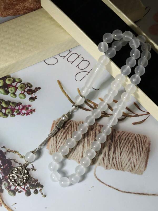 1pc 45-Bead Acrylic Prayer Beads Rosary Bracelet