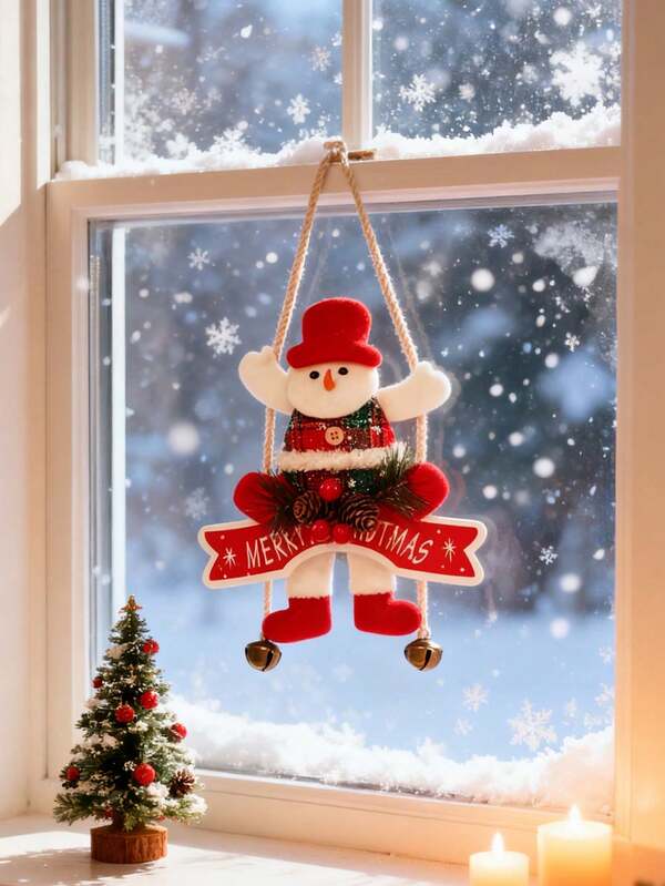 Weihnachtsanhänger Dekorationen, Schneemann, Alter Mann, Elch, Türhänger, Fensterdekorationen, Innendekorationen, Hängeschilder, Aufhängungen, Szenendekorationen, Fensterdekorationen, Weihnachtsbaum Dekorationen, Feiertags Dekorationen, Weihnachtsbaum Dekorationen, Aufhängungen