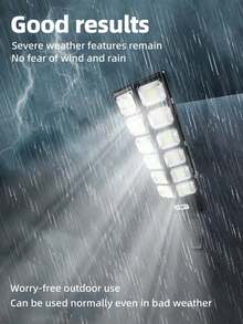 8000W Solar Power Outdoor Street Lights - 6500K Solar Parking Lot Lights Commercial Dusk To Dawn, Double Row 12 Grid 504 Led Courtyard Wall Light,Heavy Duty Split Type LED Solar Street Light Remote Control, Street Lights Solar Powered For Yard/DrivewayHuman Body Sensing Street Light, Super Bright Automatic Sensing Solar Street Light Suitable For Streets, Courtyards, Garage Entrances, Etc. - Solar Lights - View 4