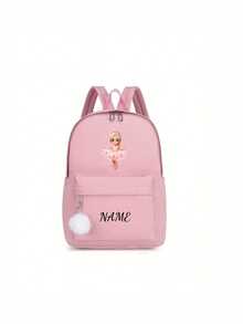 Personligt balettryggsäckset, perfekt för unga dansare och sagolika entusiaster. Ryggsäcken och matchande påse kan anpassas med namn. Den rymliga ryggsäcken rymmer läroböcker, dansskor och skolmaterial. - Multifärgad - Visa 21