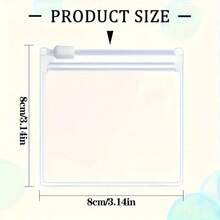 10pcs Small Item Storage Bag, Storage Bag, Portable Travel Storage Bag, Reusable Item Storage Bag, Zipper Bag Set, Jewelry Storage Bag, Portable Storage Bag Organizer Pouches Vacation Essentials - 10件 - 查看 4