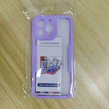 Hadaasi 1pc Soft TPU Bumper + Hard PC Back 2-In-1 Full Coverage Transparent Phone Case With Front Screen Protector, Compatible With IPhone 17 Pro/17 Pro Max/Air/17/16/16E/16 Pro Max/15/14/13/12/11 Pro Max/Plus/SE2/SE3, Galaxy M36/S25 FE, 12/13C/12C/Note 12 Pro/NOTE14 PRO+/NOTE13 PRO/NOTE13 PRO+, POCO M6 PRO, Reno14 Pro/Reno14 F, Hot 60 Pro/Hot 60 Pro+ - Mauve Purple - View 72