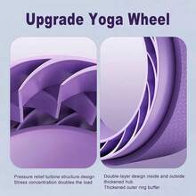 Curve Magic Wheel:Fit Prop Foam Padded Back Stretcher Wheel With Center Spine Cradle,Yoga Wheel For Improving Yoga Poses, Backbends Balance Stretching PainEssential High-Value Fitness Tool - mặc định - Xem 7