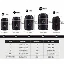 Sleeping Bag Stuff Sack,Black M Compression Sack, Great For Backpacking And Camping - Black-m-40201 - View 4