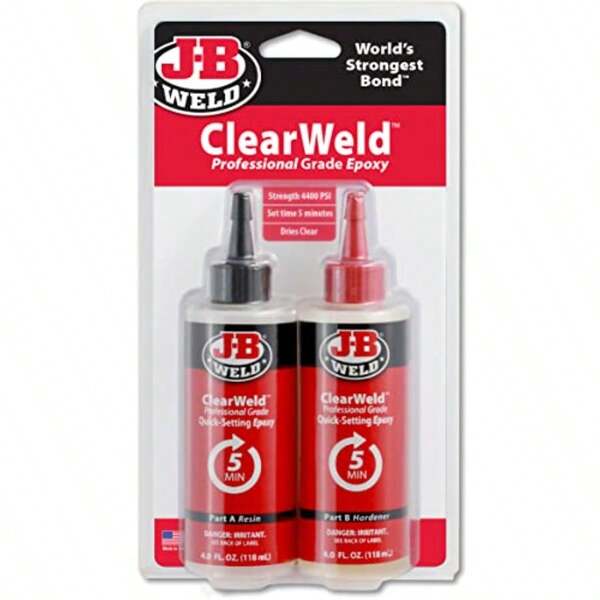 ClearWeld Professional Grade Epoxy Pack Of 2 118 Ml