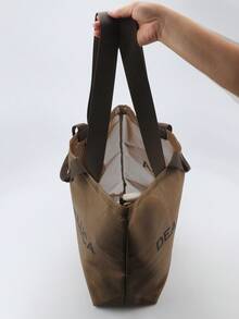 1 buc geantă de plajă din plasă transparentă, geantă de mână portabilă pentru femei, geantă de umăr pentru cumpărături și plajă