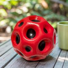 Moon Shape High Bouncing Ball - Outdoor Sports Game Supplies - Red 1 Pc - View 2
