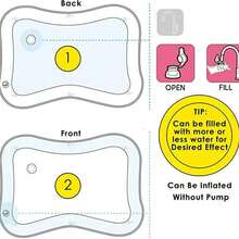 Inflatable Water Sensory Mat For Babies Developmental Toy - MIXED BLUE - View 5
